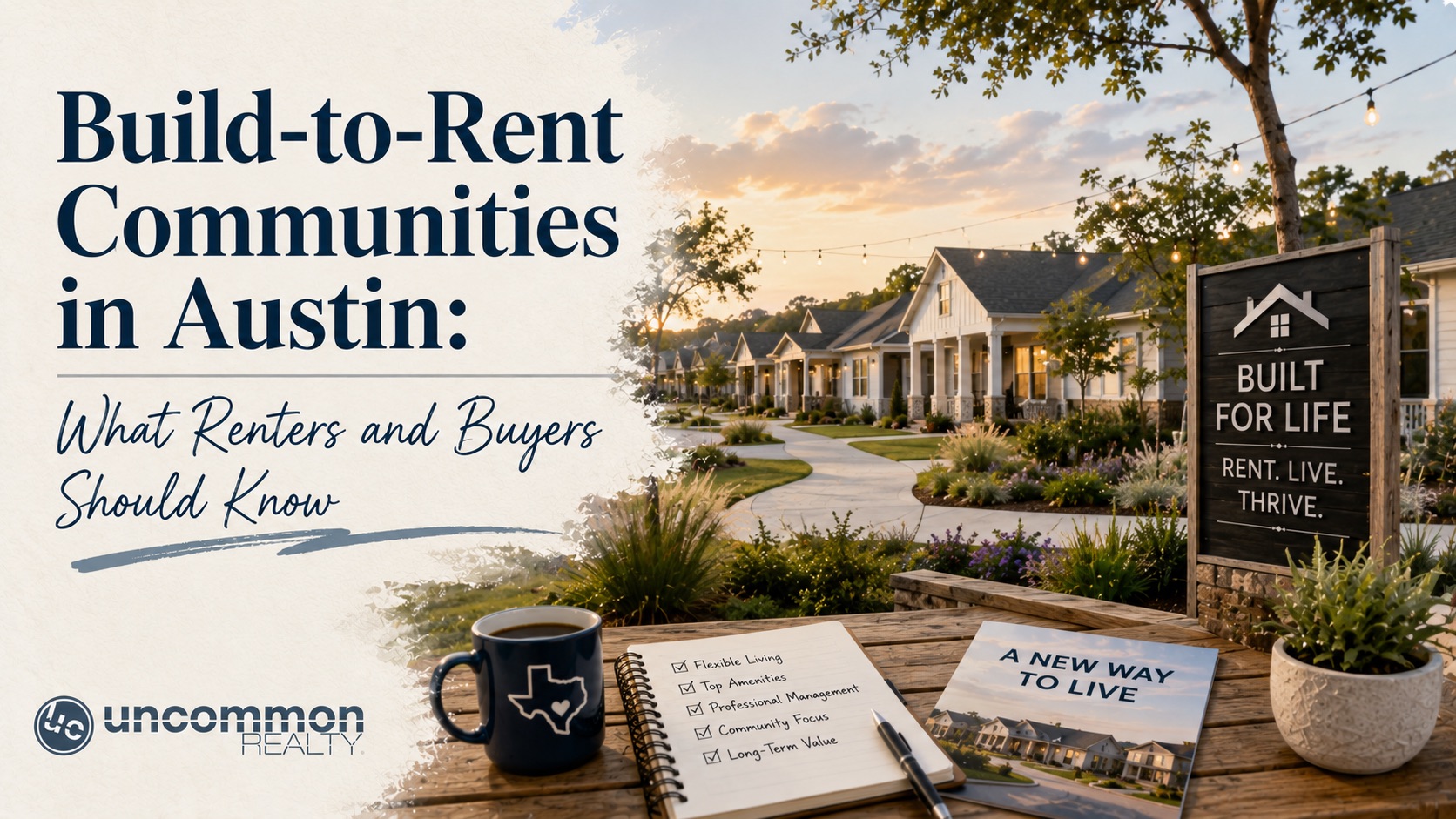 Build-to-Rent Communities in Austin: What Renters and Buyers Should Know