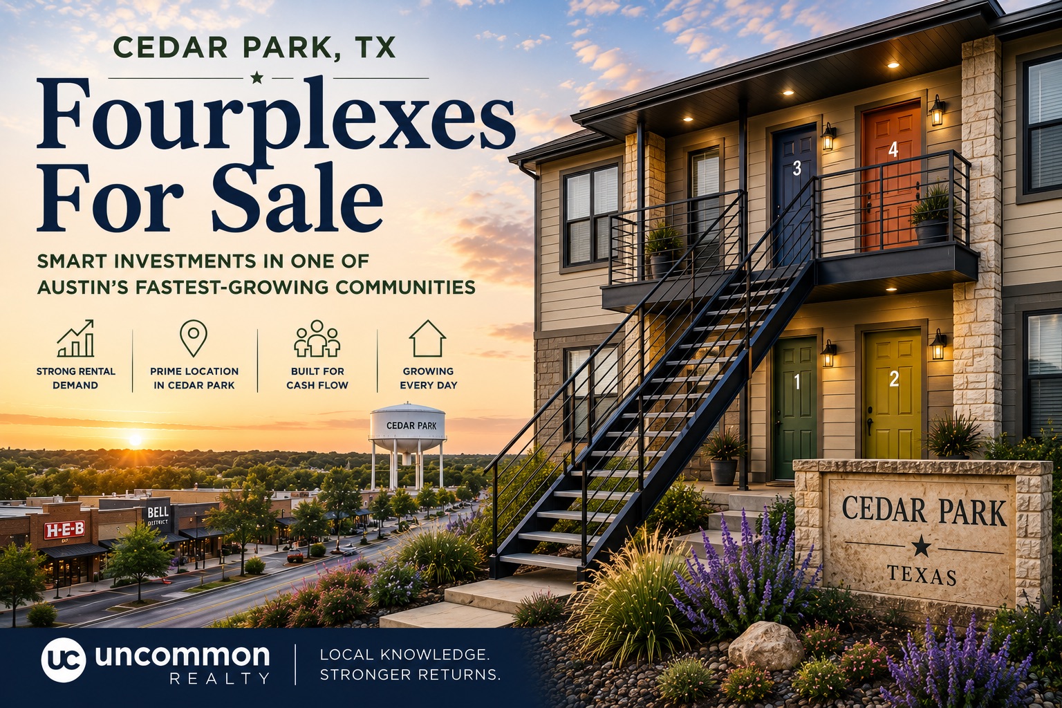 Cedar Park Fourplexes For Sale