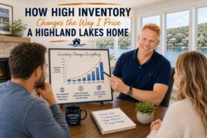 How High Inventory Changes the Way I Price a Highland Lakes Home