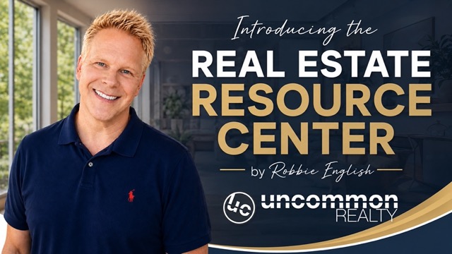 Launching the Real Estate Resource Center by Robbie English for buyers, sellers, homeowners, and investors