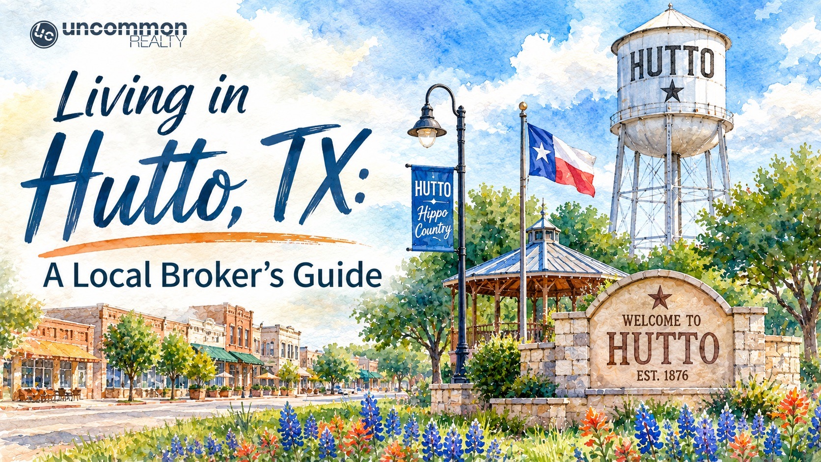 I get a lot of questions about Hutto from buyers who found it on a map, heard the name from a coworker headed to Samsung's plant in Taylor, or noticed a hippo logo somewhere and wanted to know what that was about. Hutto doesn't get talked about as much as Round Rock or Georgetown, but it's grown into one of the more significant suburbs on the northeast side of the Austin area, and I think it deserves a real explanation instead of a listings page. This is that explanation.