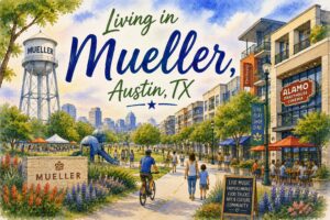 Living in Mueller, Austin TX
