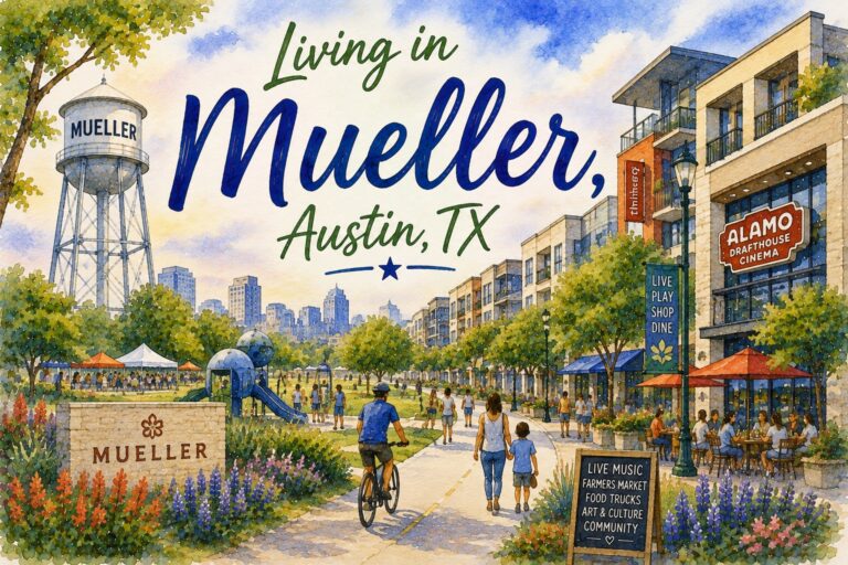 Living in Mueller, Austin TX