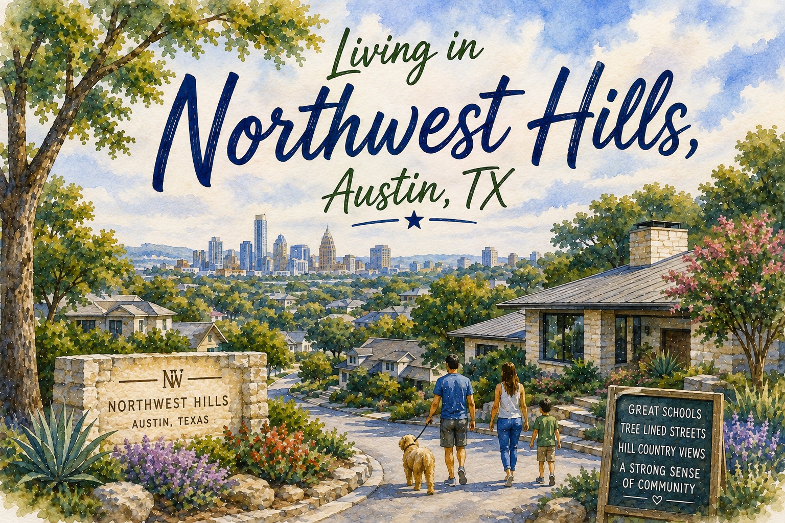 Living in Northwest Hills, Austin TX