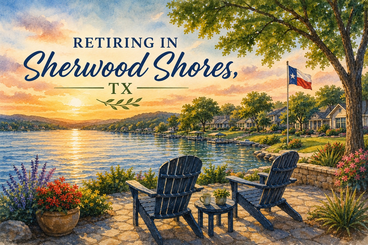 Retiring in Sherwood Shores, TX