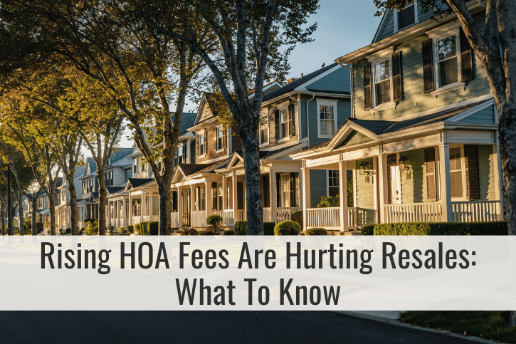Rising HOA Fees Are Hurting Resales: What To Know