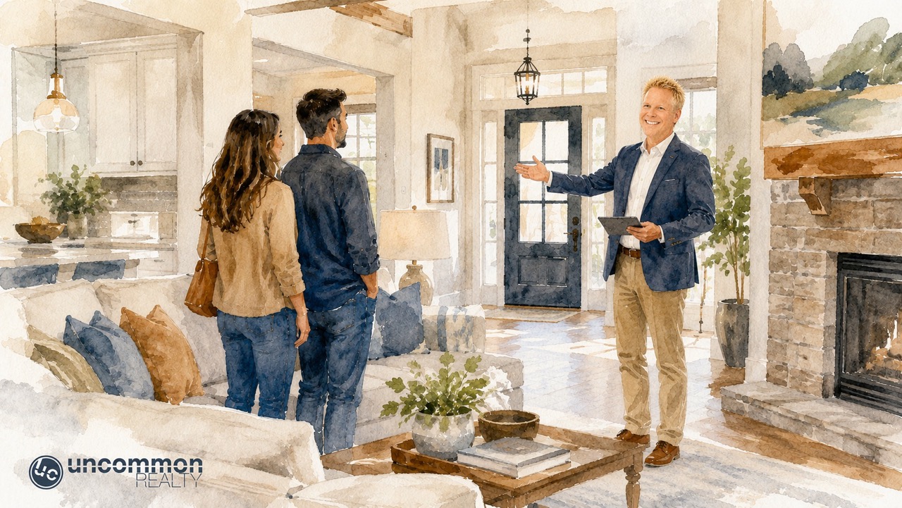 Robbie Showing Property
