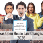 Texas Open House Law Changes in 2026