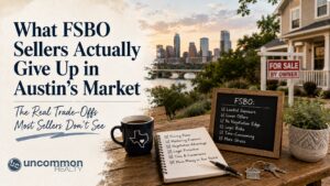 What FSBO Sellers Actually Give Up in Austin's Market
