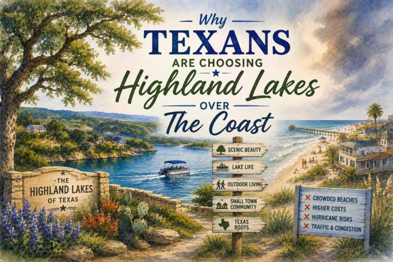 Why Texans Are Choosing Highland Lakes Over The Coast