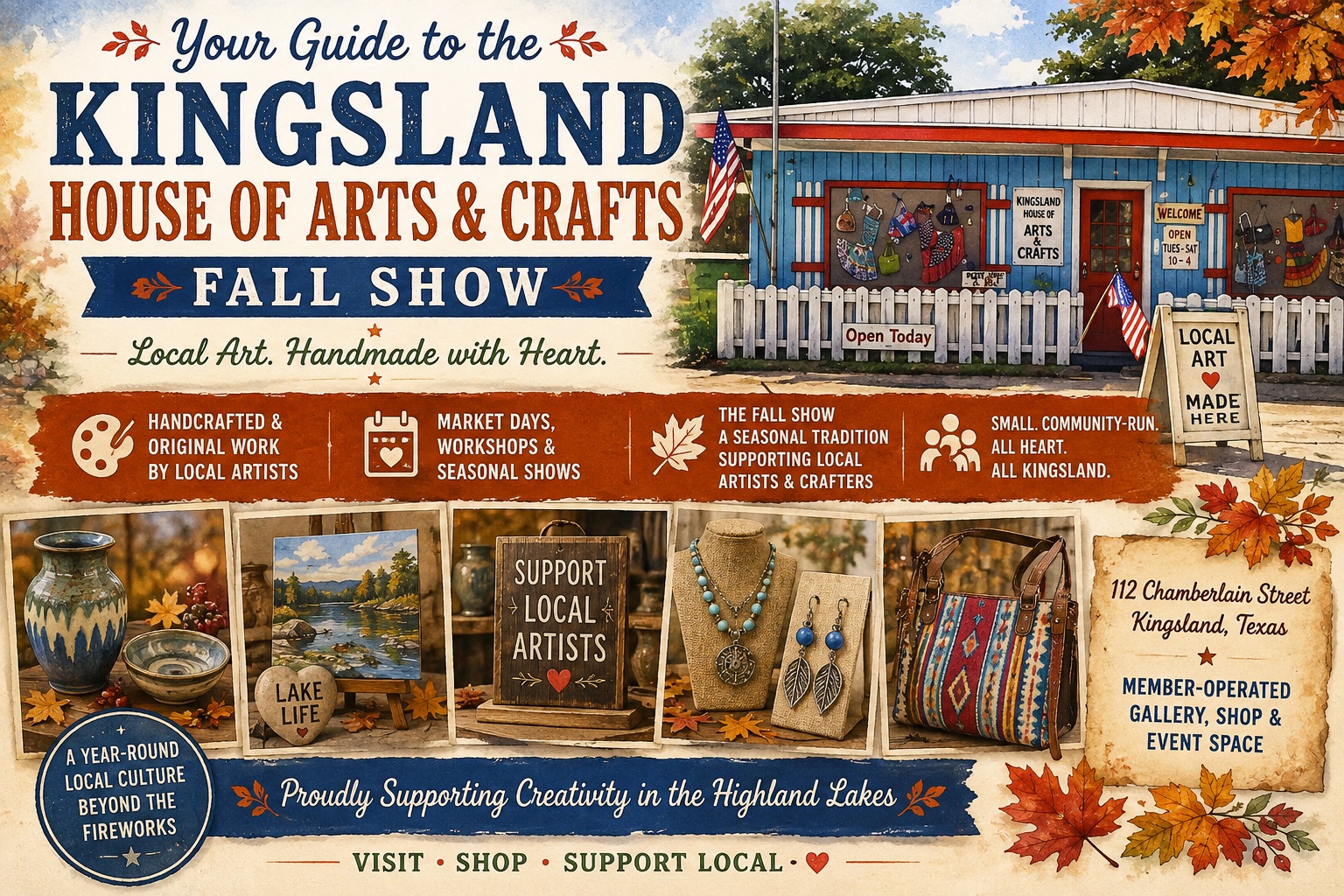 Your Guide to the Kingsland House of Arts & Crafts Fall Show