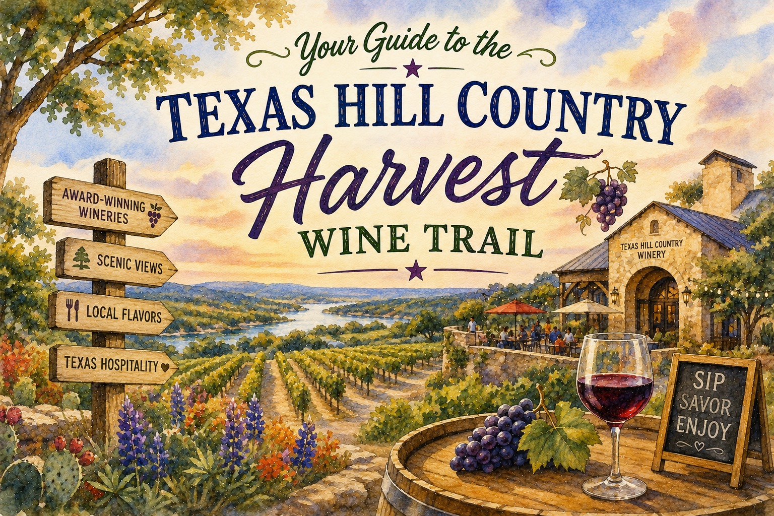 Your Guide to the Texas Hill Country Harvest Wine Trail