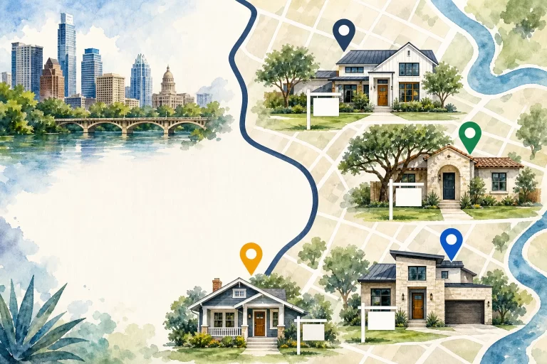 Austin open houses today home tour map in Austin TX