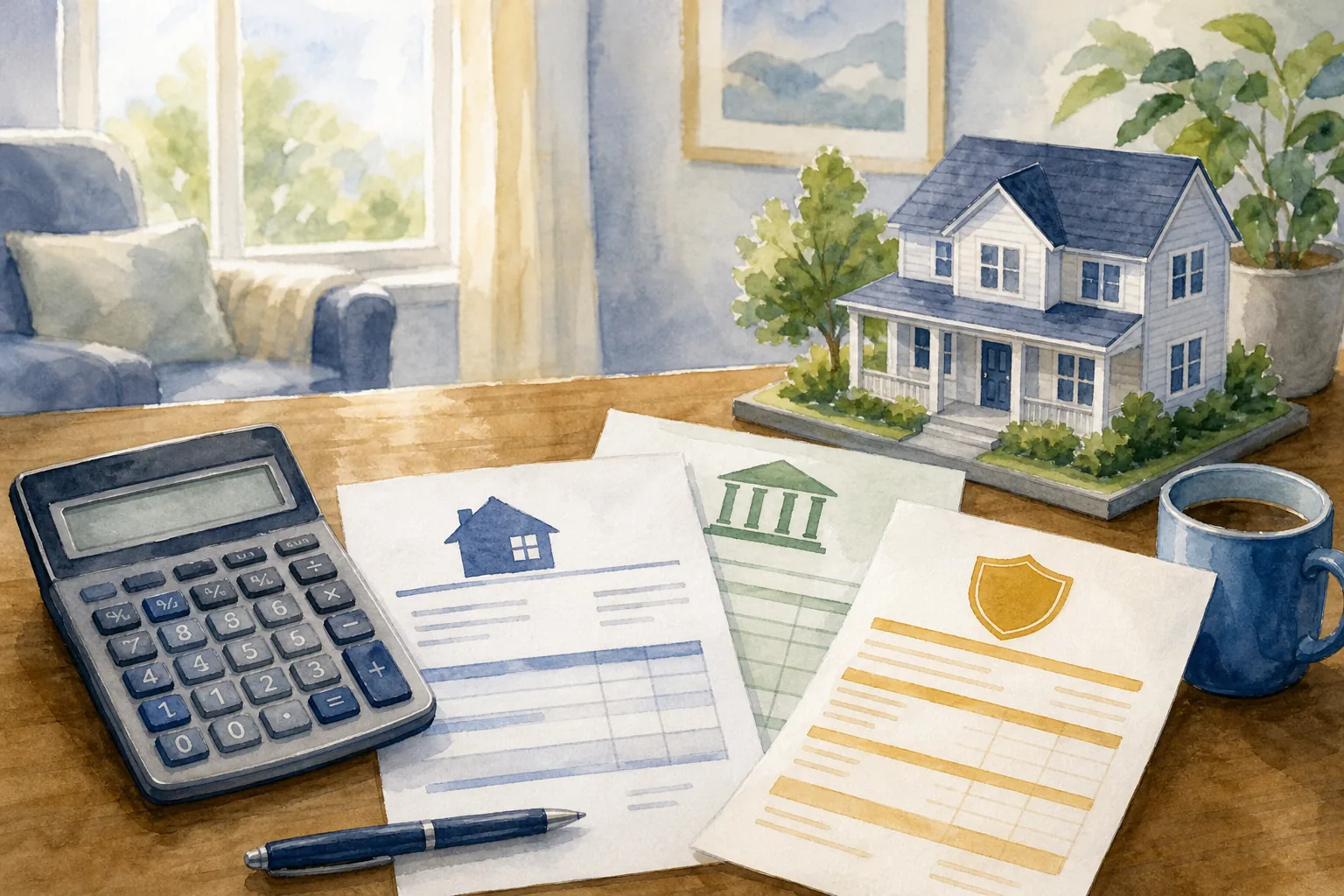 Reverse mortgage cost illustration