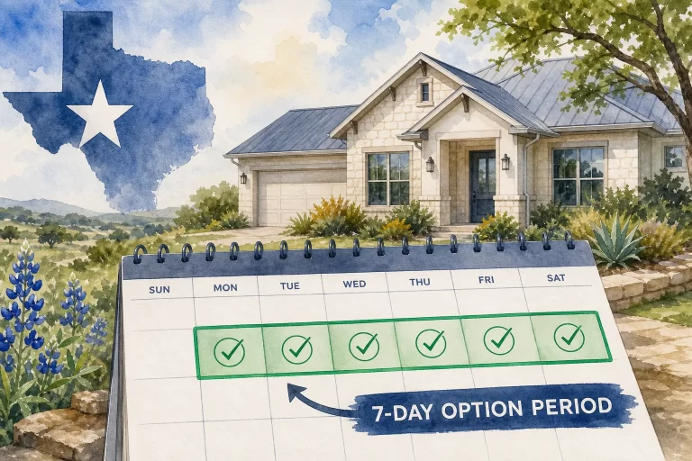 Texas option period timeline for home buyers