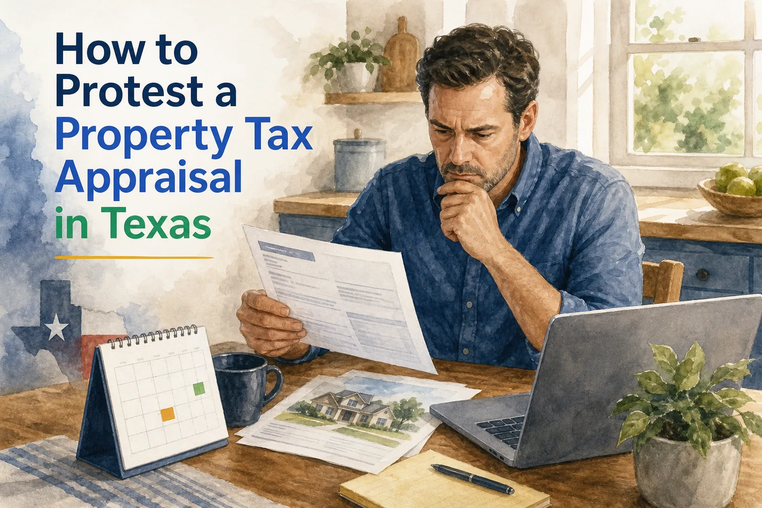 Texas property tax appraisal notice review.