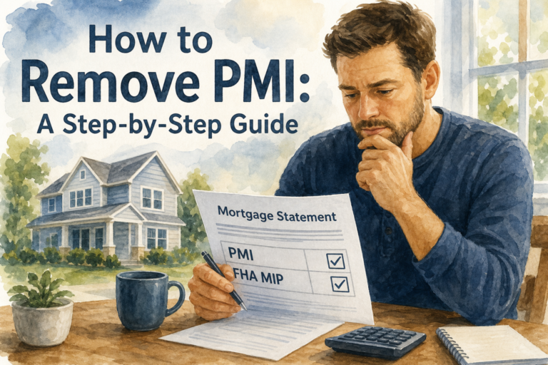"homeowner checking mortgage insurance status"