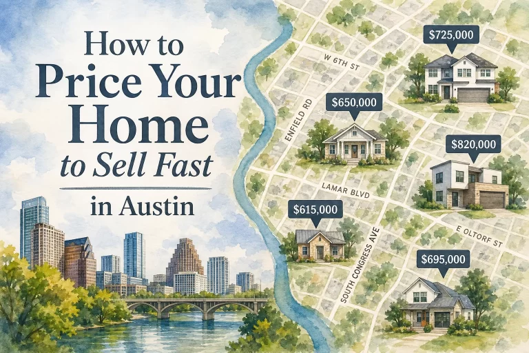 "Austin comparable home sales map for pricing guide"