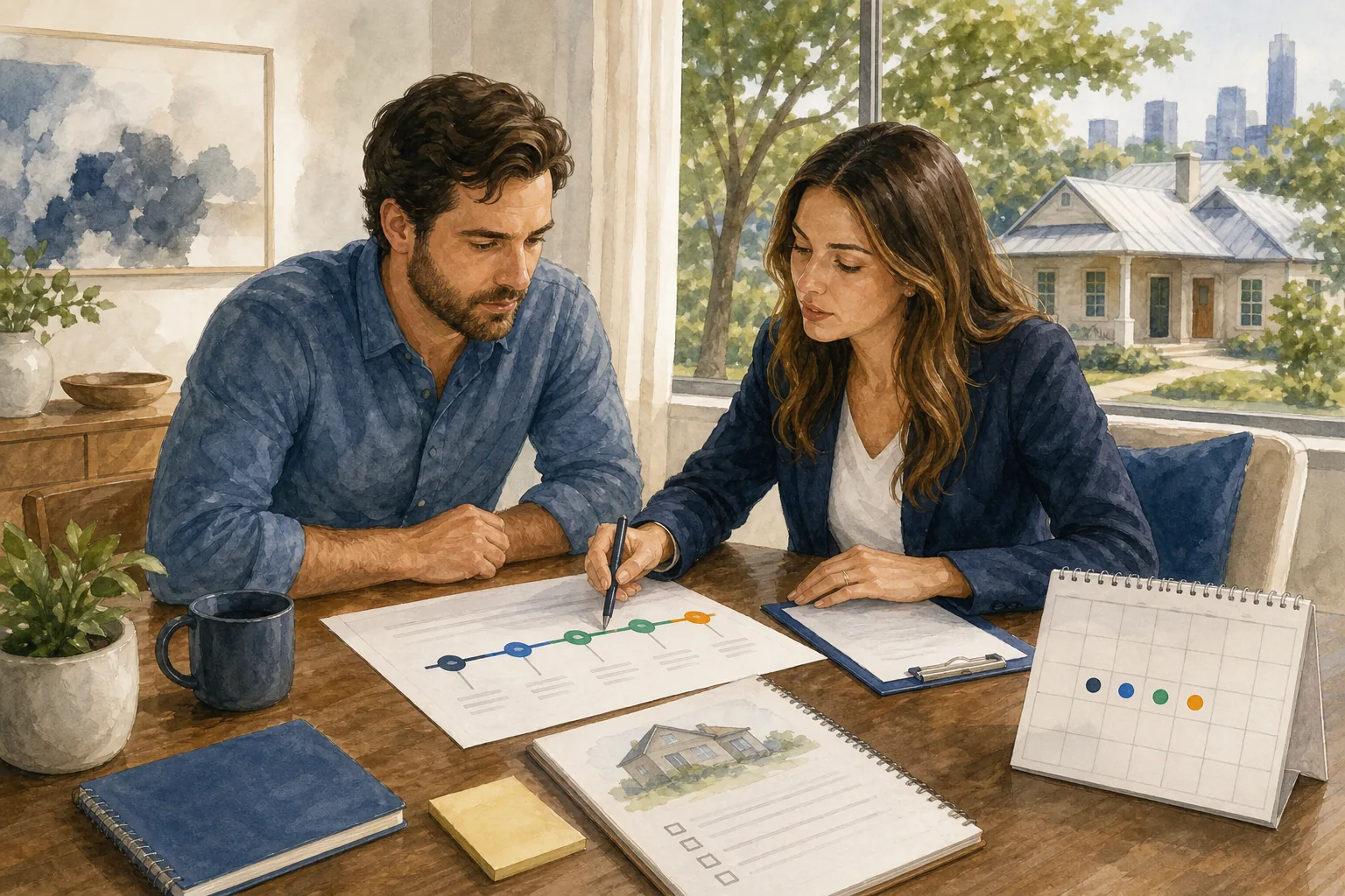 Tracking Texas real estate contract contingency deadlines in Austin.