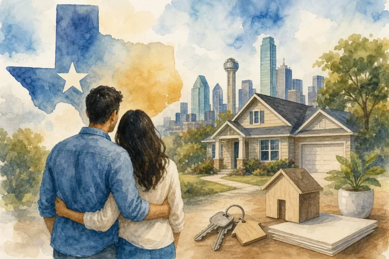 Editorial illustration for Best first time home buyer programs texas