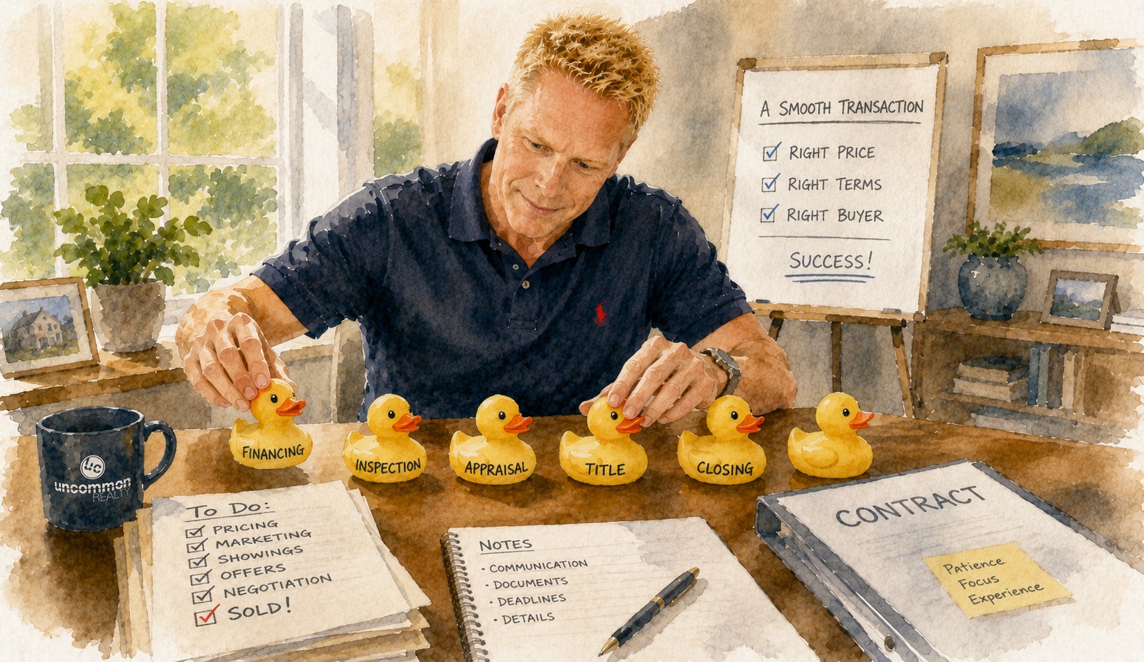 You have to get your ducks in a row!