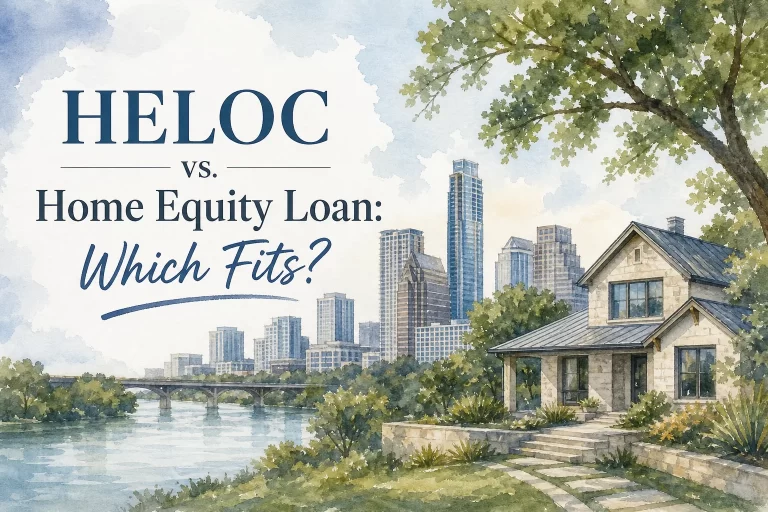 HELOC vs home equity loan comparison in Austin Texas