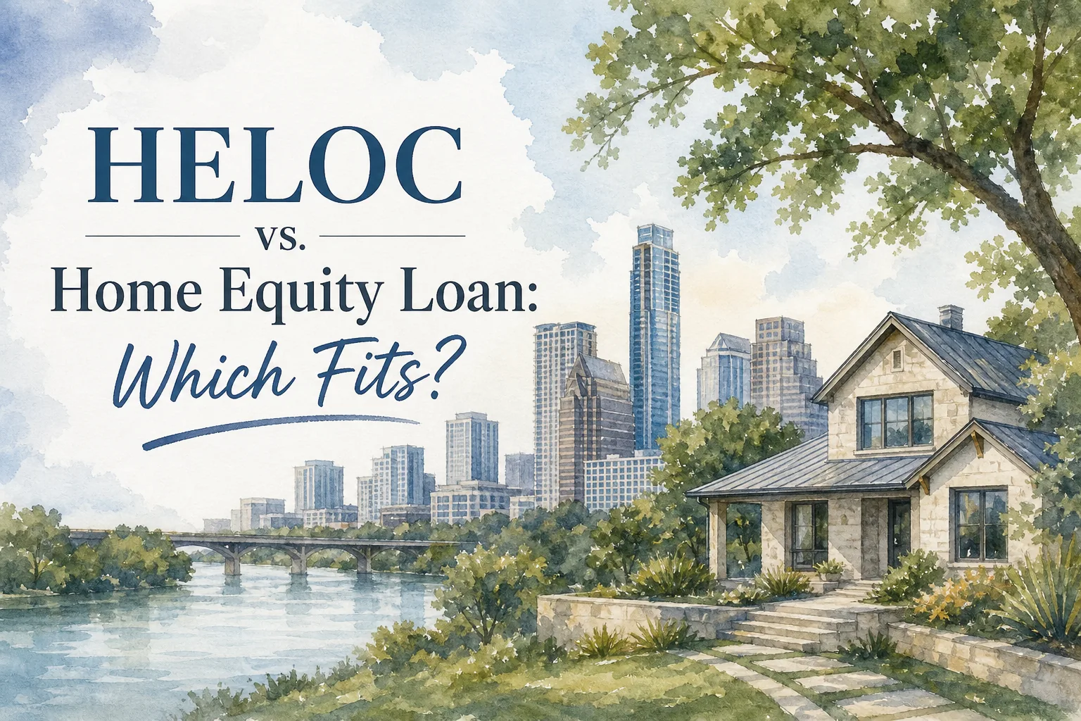 HELOC vs home equity loan comparison in Austin Texas