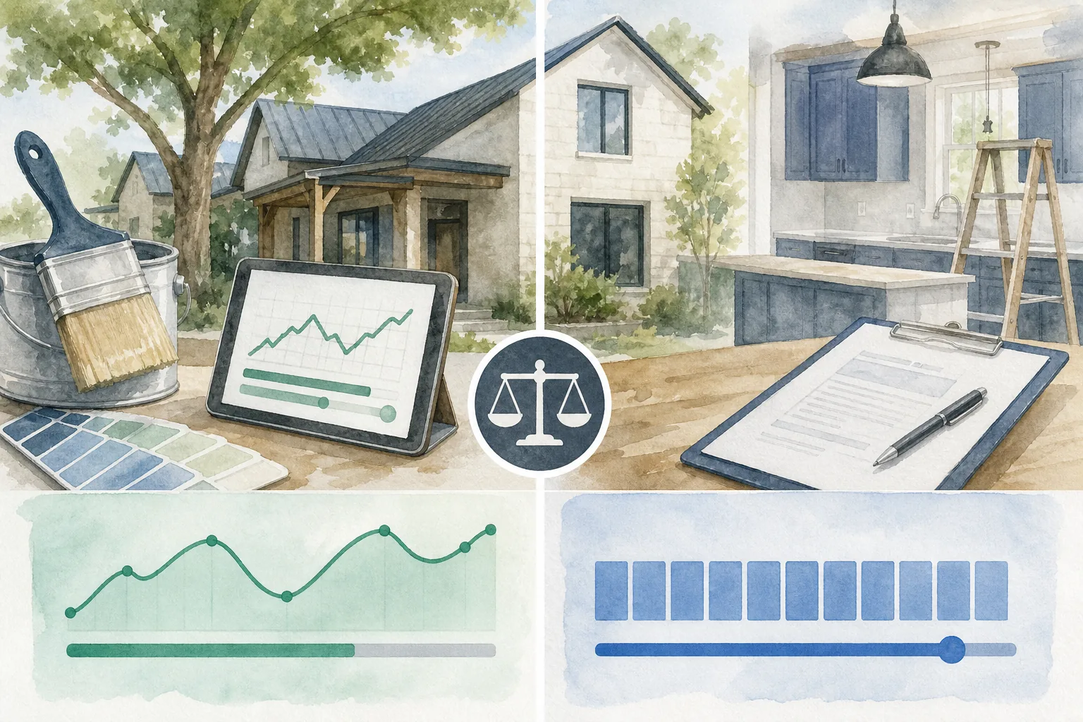 HELOC and home equity loan payments and interest comparison