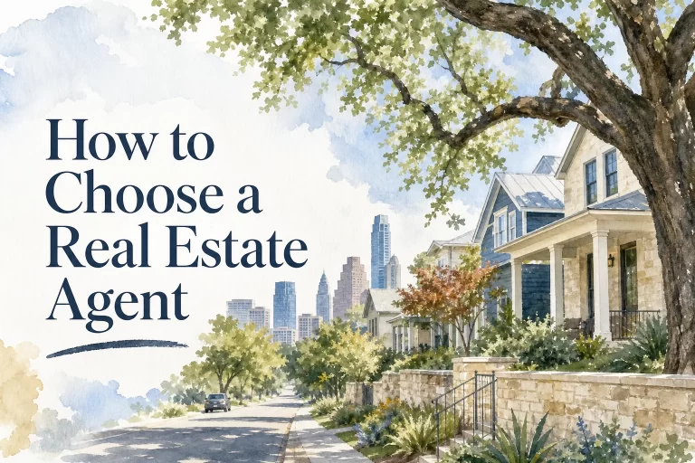 How to choose a real estate agent in Austin Texas.
