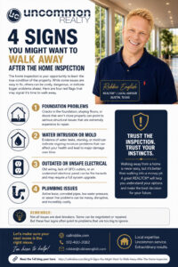 4 Signs You Might Want To Walk Away After The Home Inspection Infographic