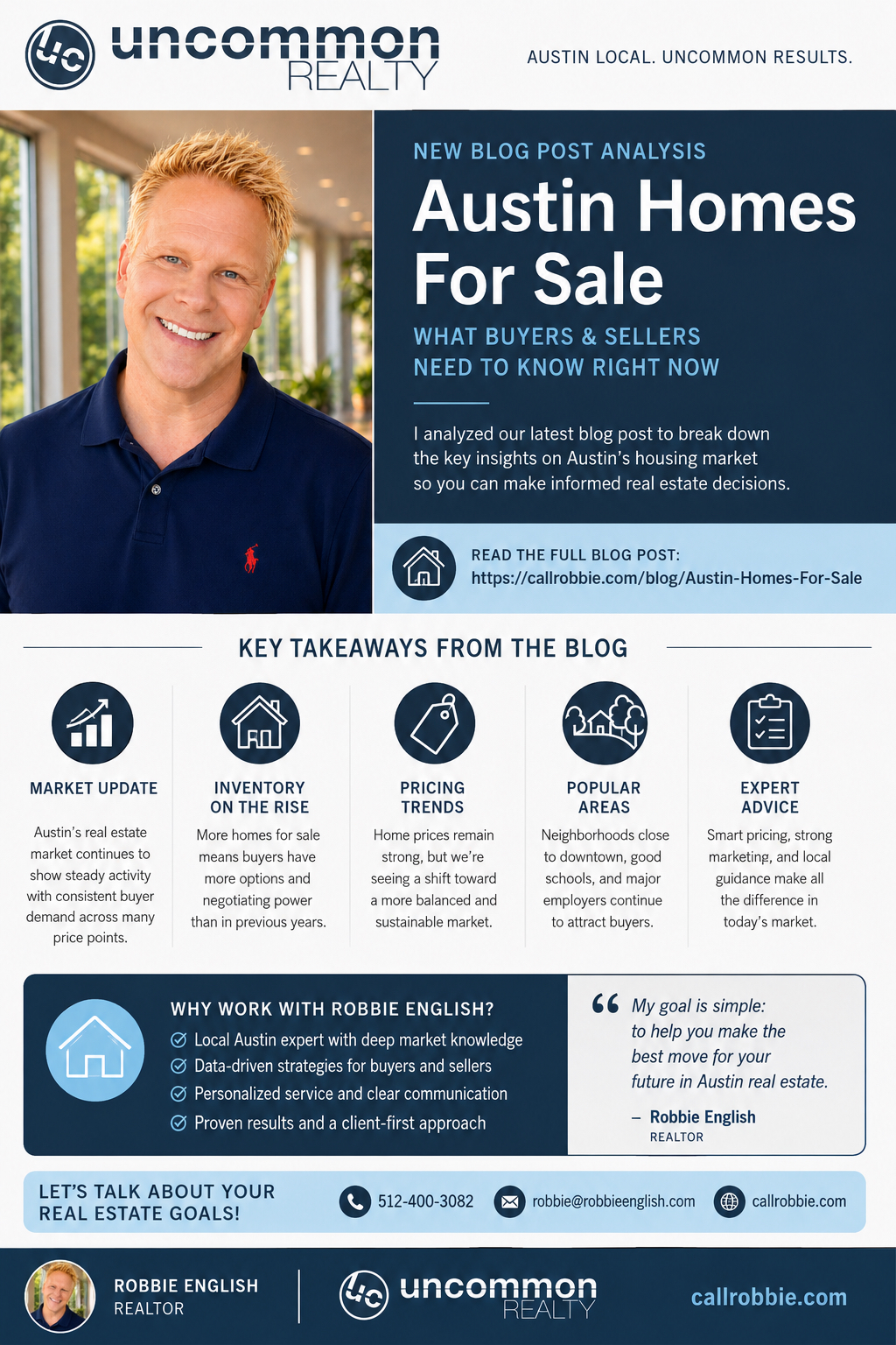 Austin Homes For Sale Infographic