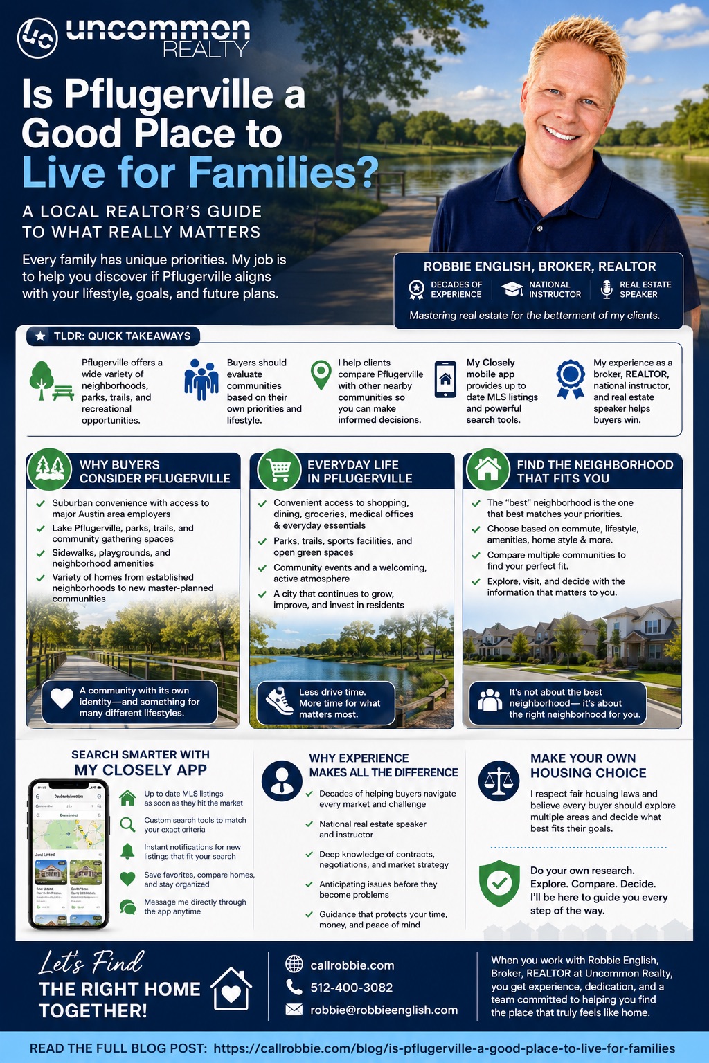 Is Pflugerville a Good Place to Live for Families? Infographic