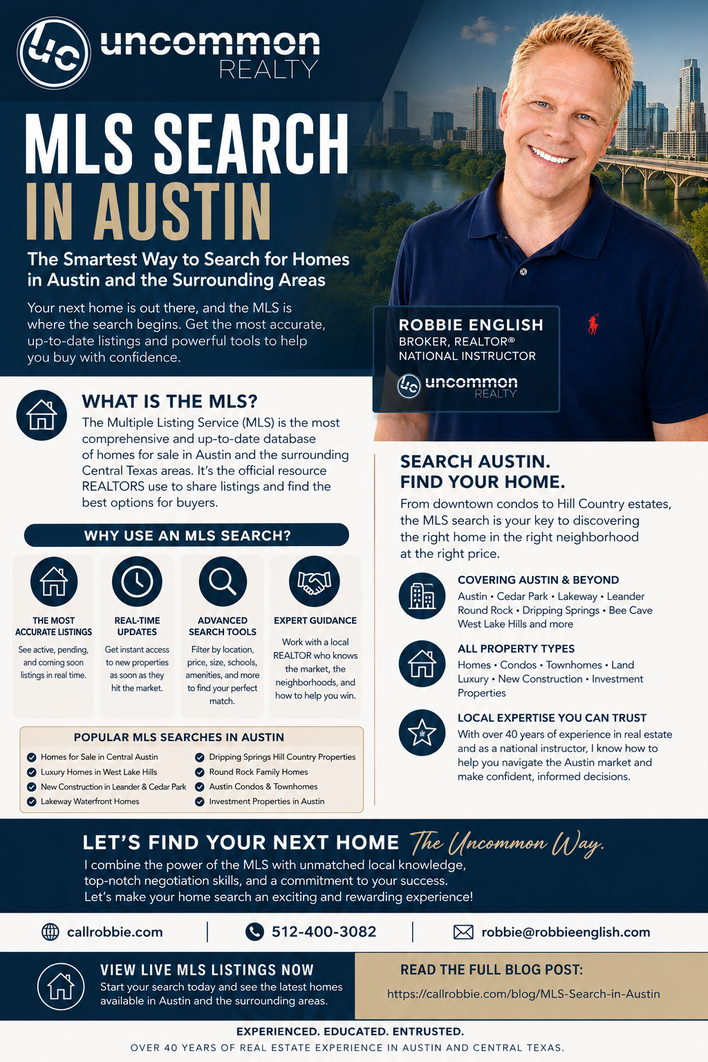 MLS Search in Austin Infographic
