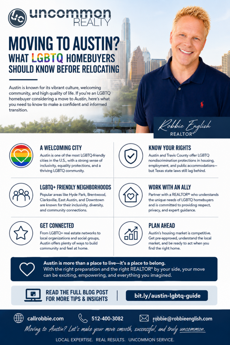 Moving to Austin What LGBTQ+ Homebuyers Should Know Before Relocating Infographic