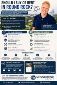 Should I Buy or Rent in Round Rock? Infographic