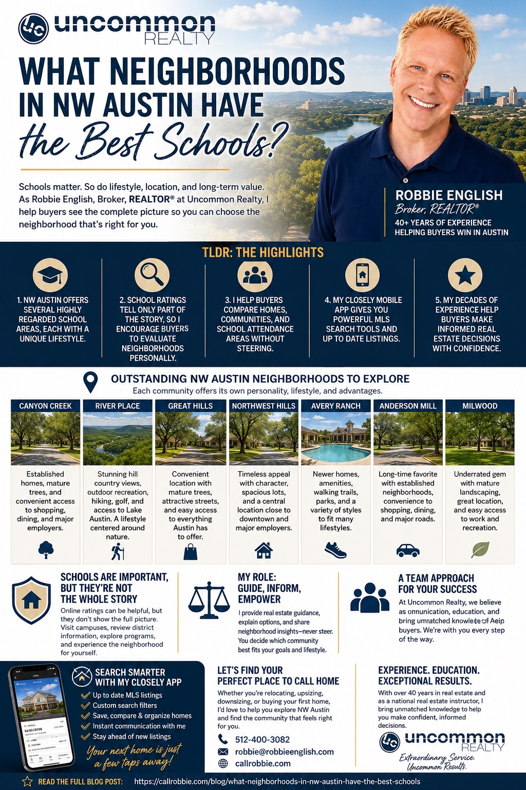What Neighborhoods in NW Austin Have the Best Schools? Infographic