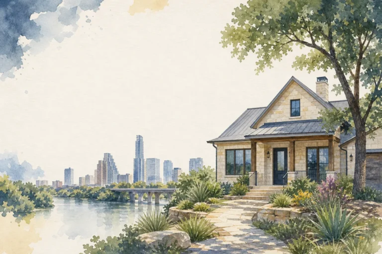 Seller financing explained with a home in Austin, Texas.