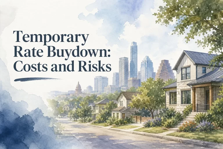 Temporary rate buydown costs and risks in Austin Texas