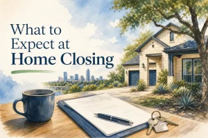 What to expect at home closing in Austin Texas