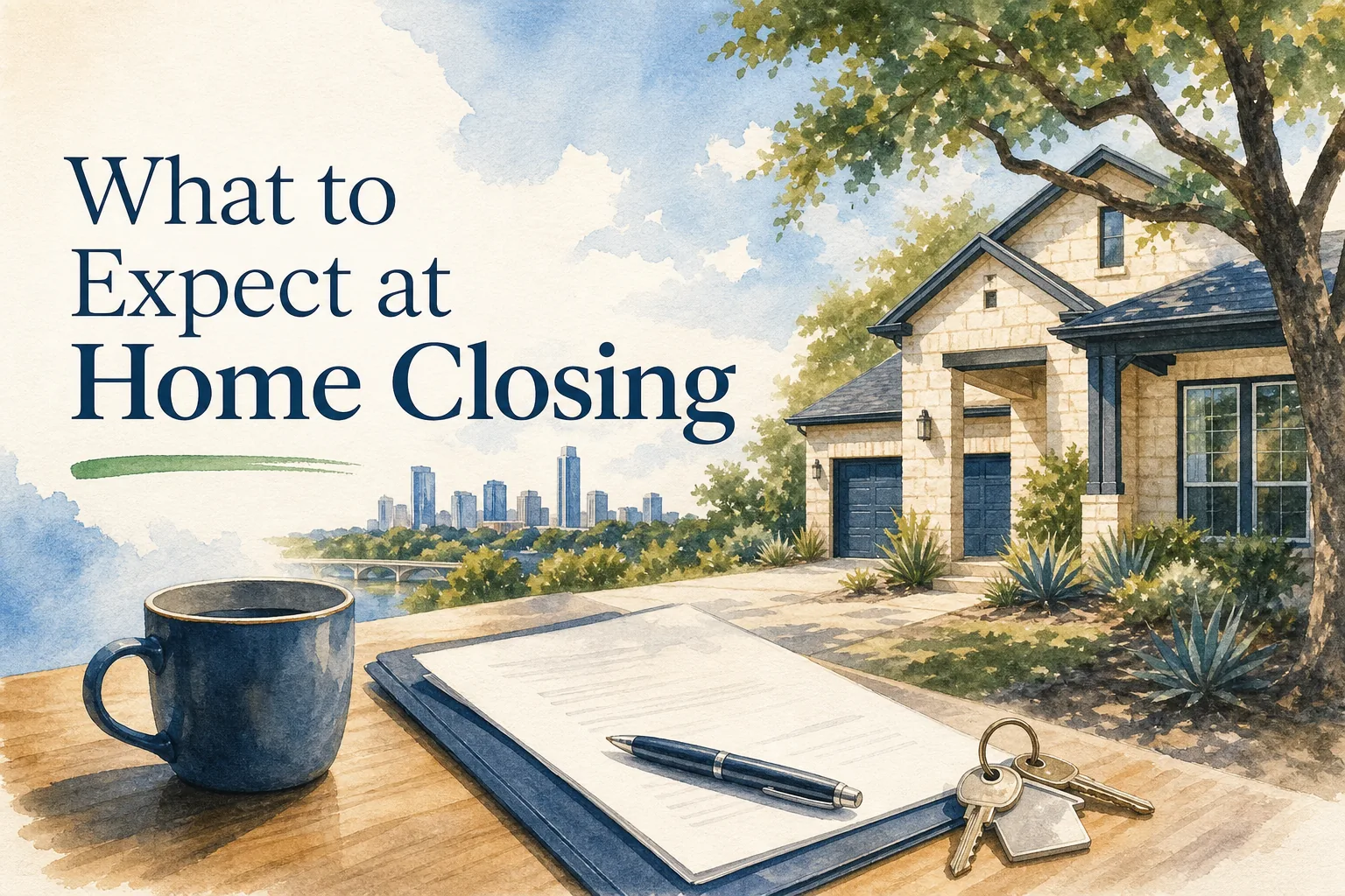 What to expect at home closing in Austin Texas